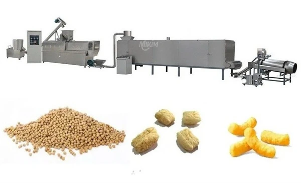 Puffed snack production line Puffed snack production line